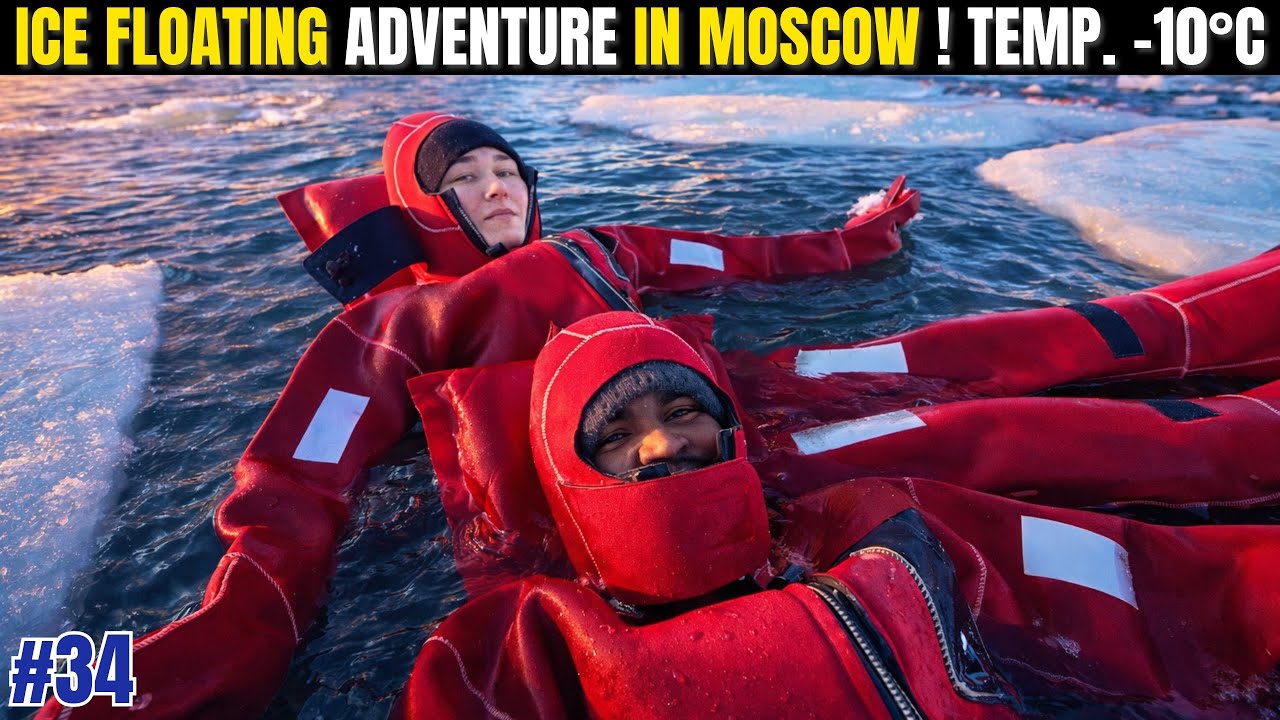 Ice Floating Experience in Moscow🇷🇺 Russia! 