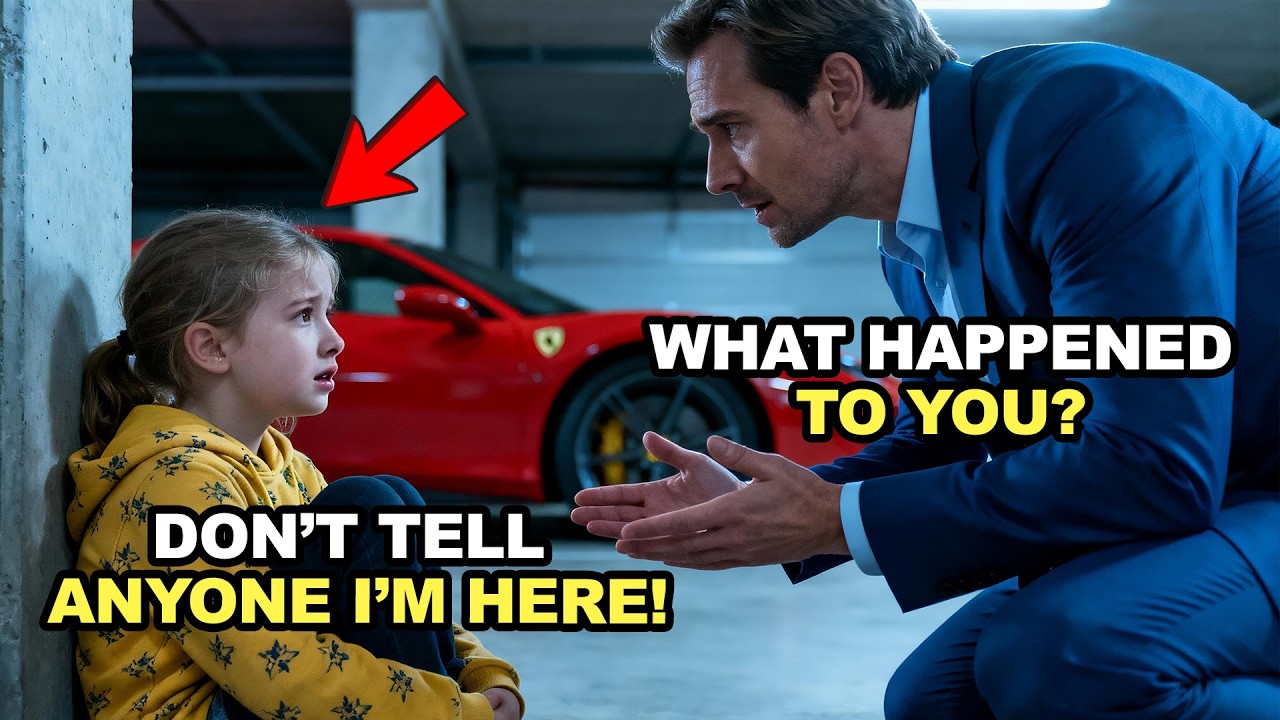 A MILLIONAIRE FINDS A POOR GIRL HIDING IN A PARKING LOT — THE TRUTH MAKES HIM CRY