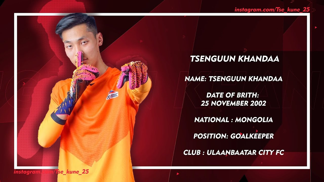 TSENGUUN KHANDAA ⚫MONGOLIA GOALKEEPER SAVES⚫HIGHLIGHTS| ULAANBAATAR CITY FC 2021-2022 |