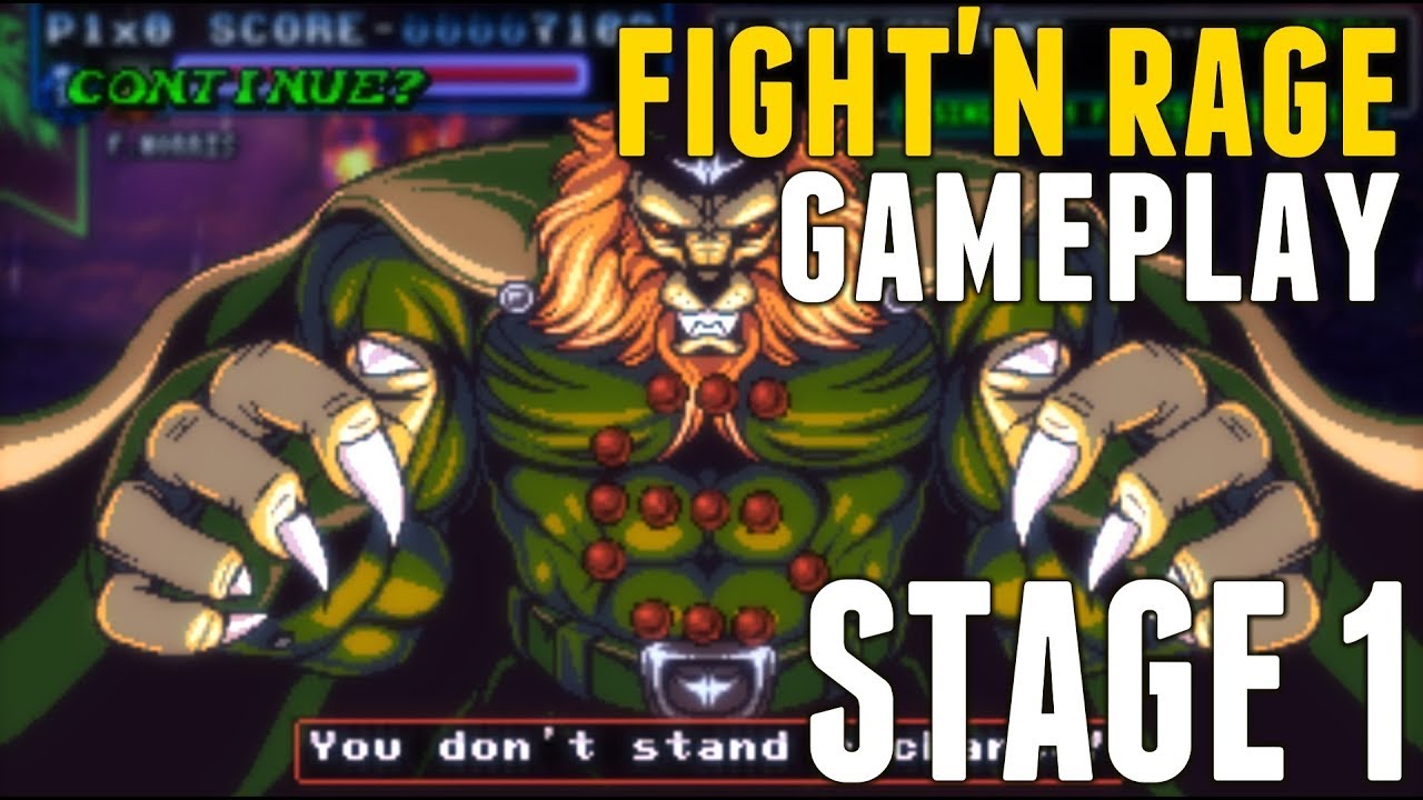 Fight'N Rage PC Gameplay Stage 1 - 1080p 60fps