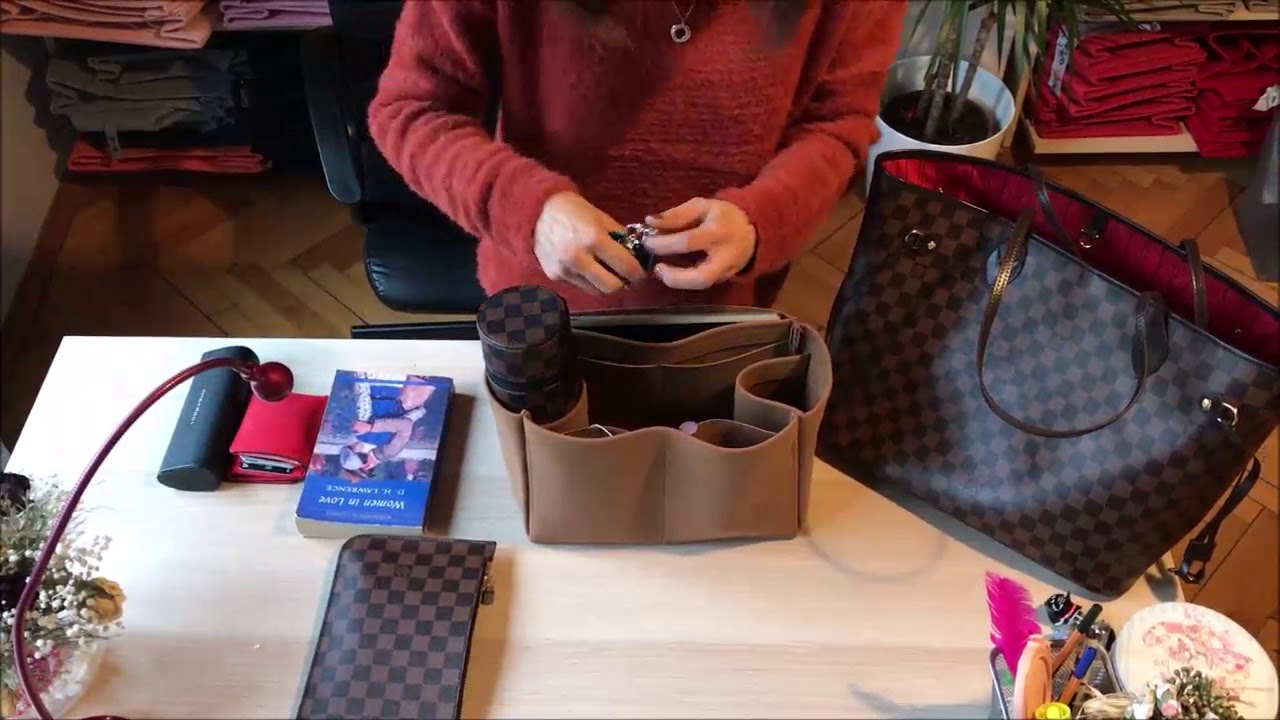 Regular Style Nubuck Leather Bag Organizer