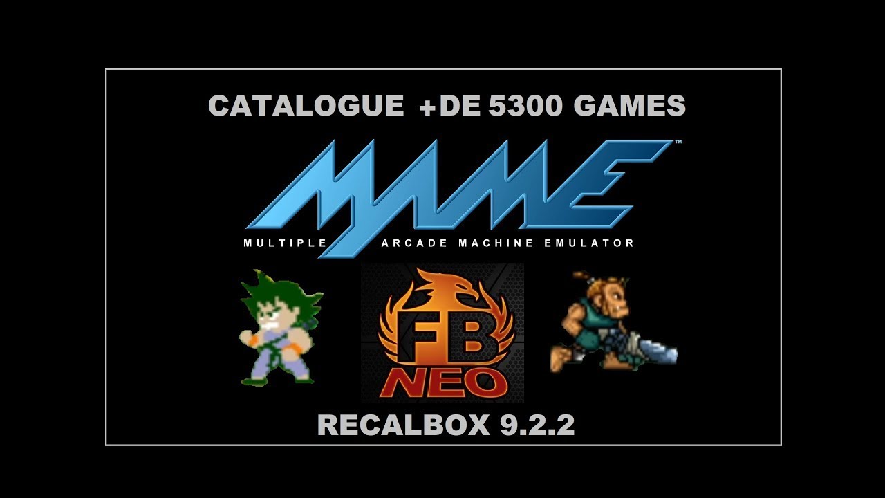 PACK MAME FBNEO 5300 GAMES  RECALBOX 9.2.3