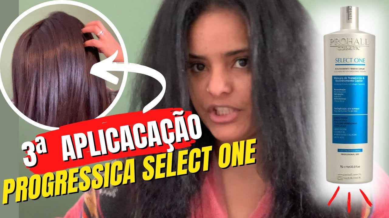 PROGRESSIVA SELECT ONE - Terceira aplicação. Retoque da raíz. #selectone #prohall