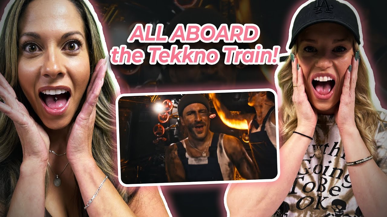 The HYPE Is REAL! American Girls FIRST TIME Reaction to Electric Callboy Tekkno Train