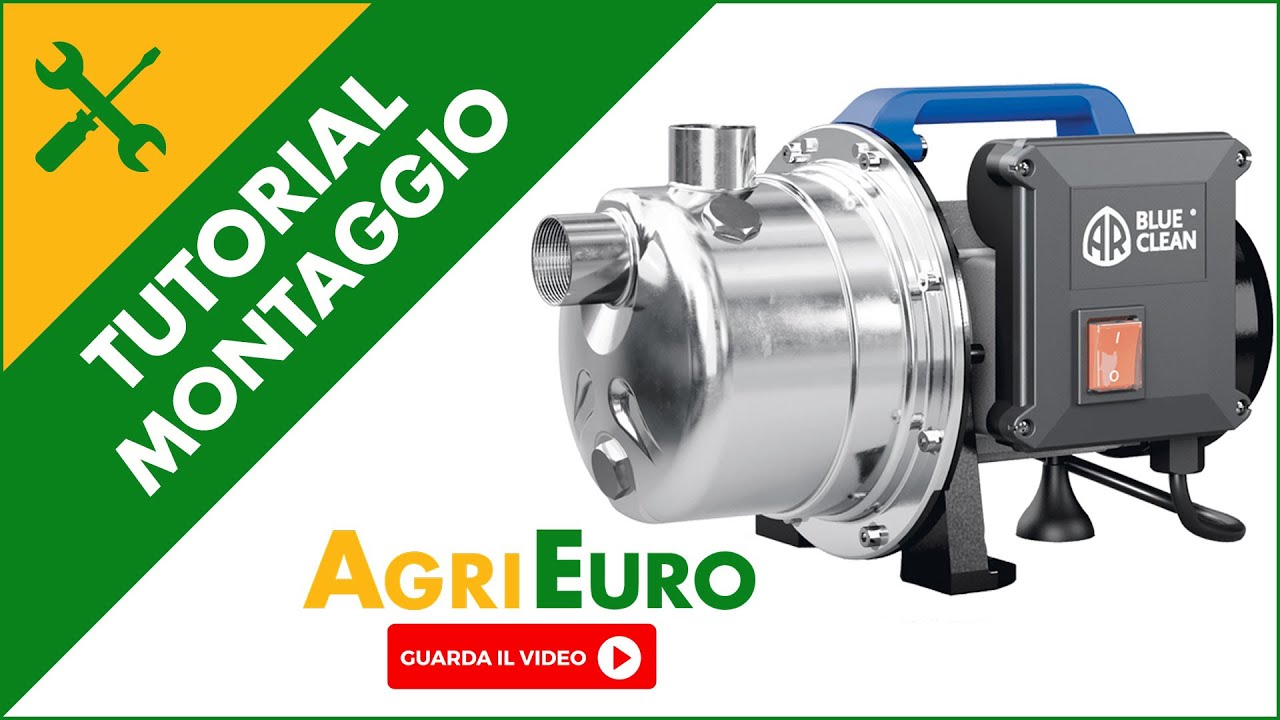 Presentazione Pompa autoadescante da giardino Annovi & Reverberi ARGP800X- corpo Inox - potenza 800W