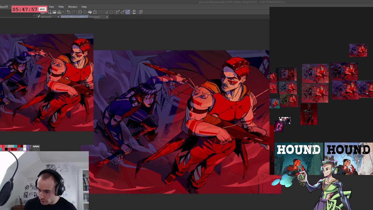 Pro artist draws OCs and illustrates OCs