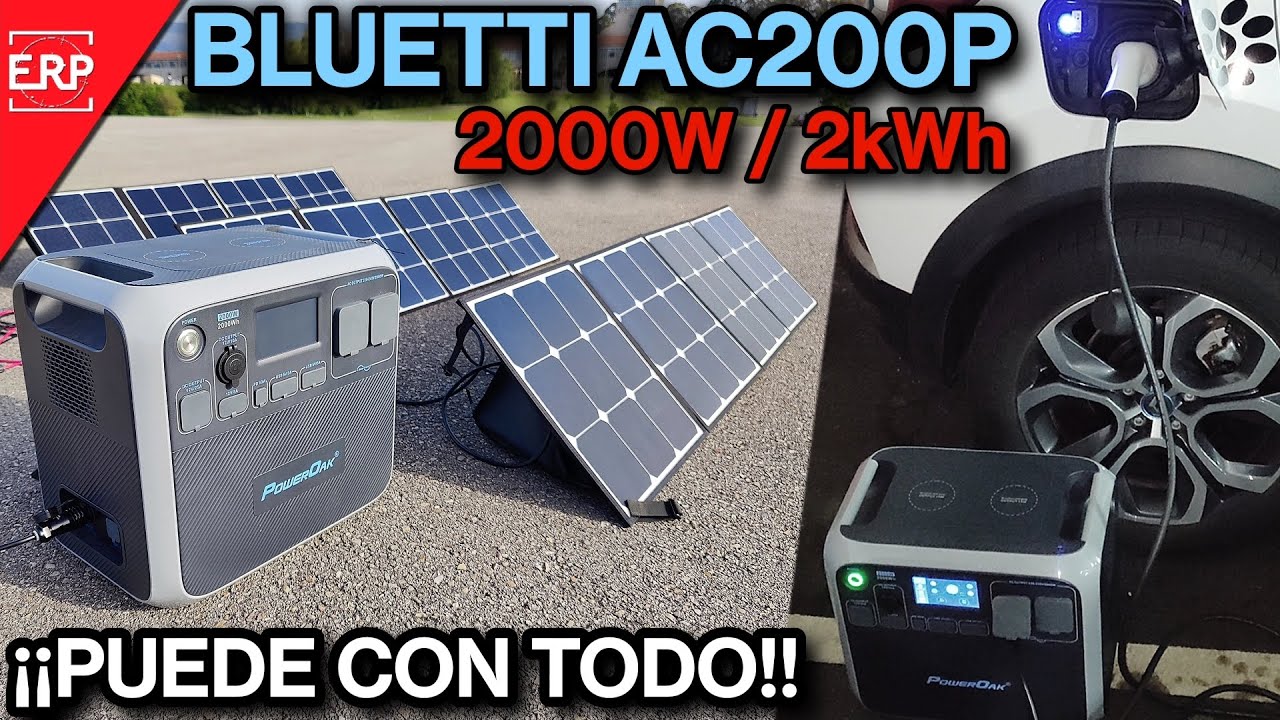 Pruebo la BLUETTI AC200P / Estación de ENERGÍA SOLAR de 2kWh y 2000W / ¡¡TE SORPRENDERÁ!!