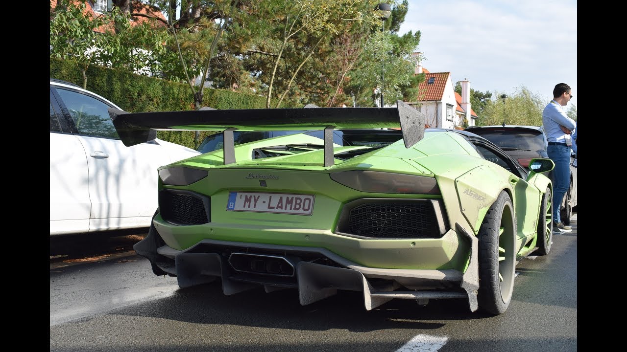 Zoute Grand Prix 2019 - Supercars Arriving - Vanquish Zagato, 488 Pista, LB-Works Aventador, GT2 RS