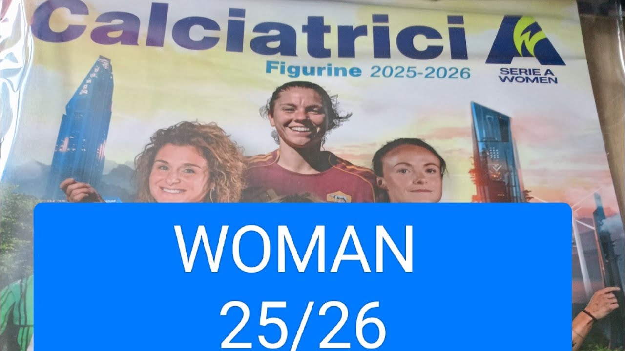 #CalciaTRICI femminile 2025/26 Album #panini giocatori woman donne figurine panini 25/26 gol diretta