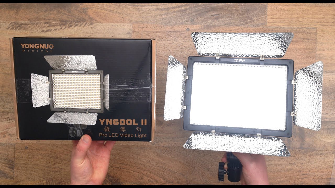 Yongnuo YN600L II Pro LED Video Light / Unboxing & Test #headfulloflife