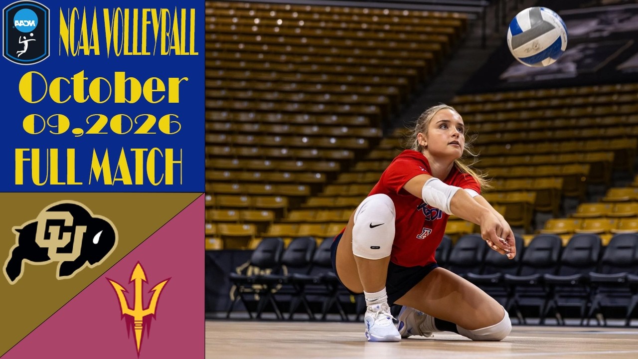 Colorado vs. Arizona State | FULL MATCH | October 09,2026 | Women's NCAA Volleyball 2026