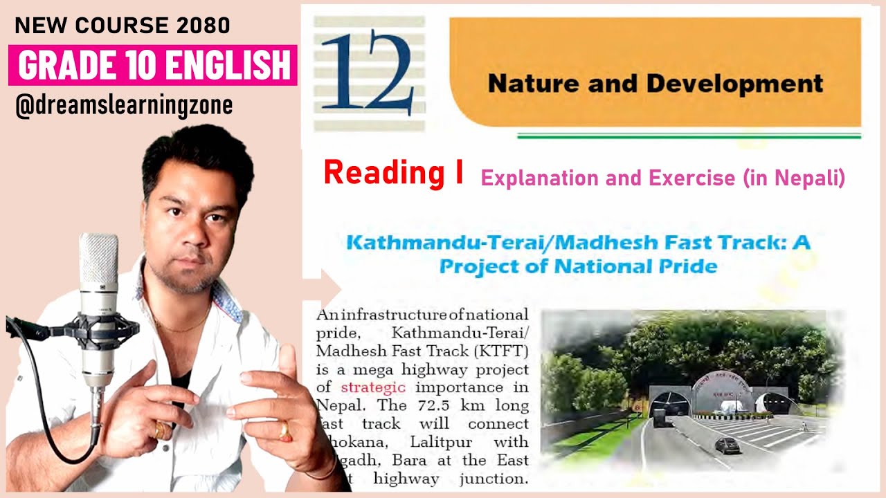 Grade 10 Engish Unit 12 Reading I Kathmandu Madesh Fast Track || Grade 10