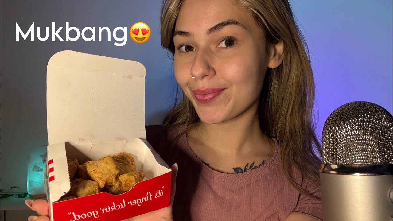 ASMR Mukbang - Eating KFC🍗 (SO many mouth sounds)🤤