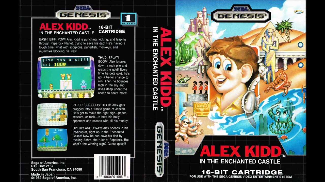 Alex Kidd in the Enchanted Castle | SEGA Genesis Full Soundtrack OST (Real Hardware)