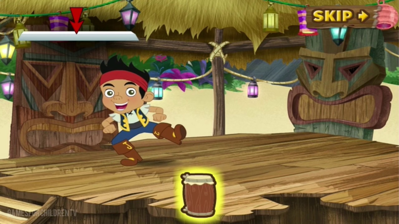 Jake and the NeverLand Pirates - Full Game of A Jungle Groove - Walkthrough - Disney Jr. Game