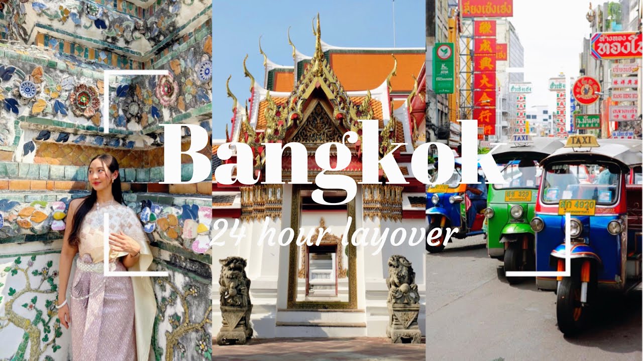 Bangkok Travel Vlog 🇹🇭| Cabin crew layover, New year countdown, visiting temples, street food