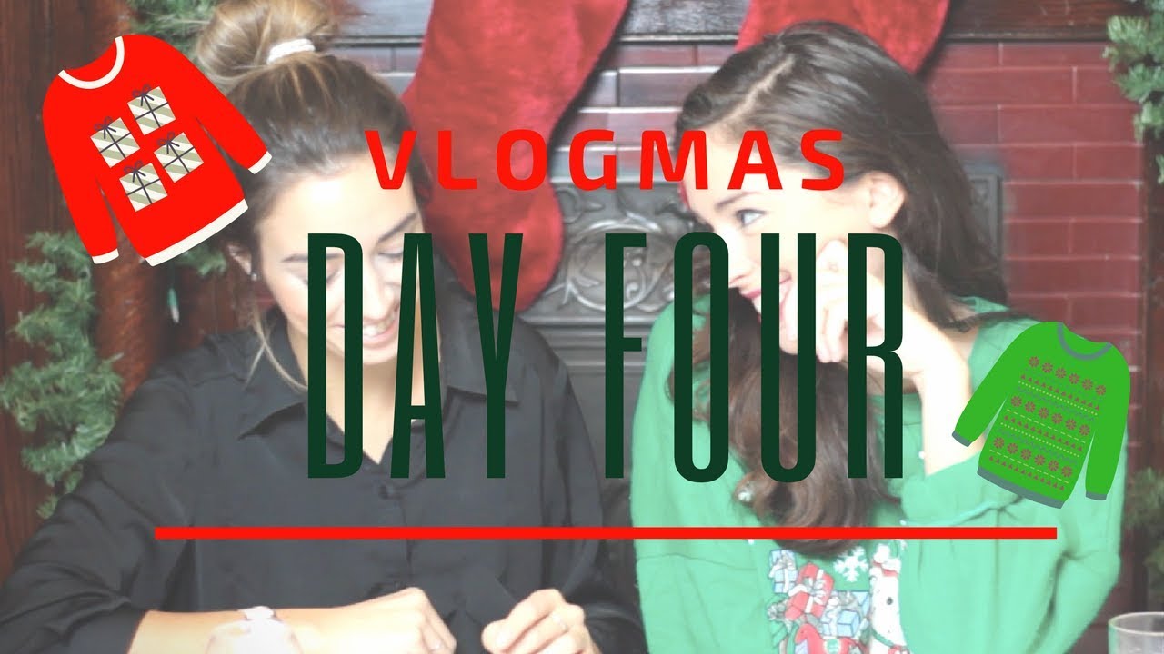 UGLY SWEATER COOKIES, WISHLISTS & ALLIE WANTS TO SEND YOU GUYS CARDS | Lesbian Vlogmas Day 4