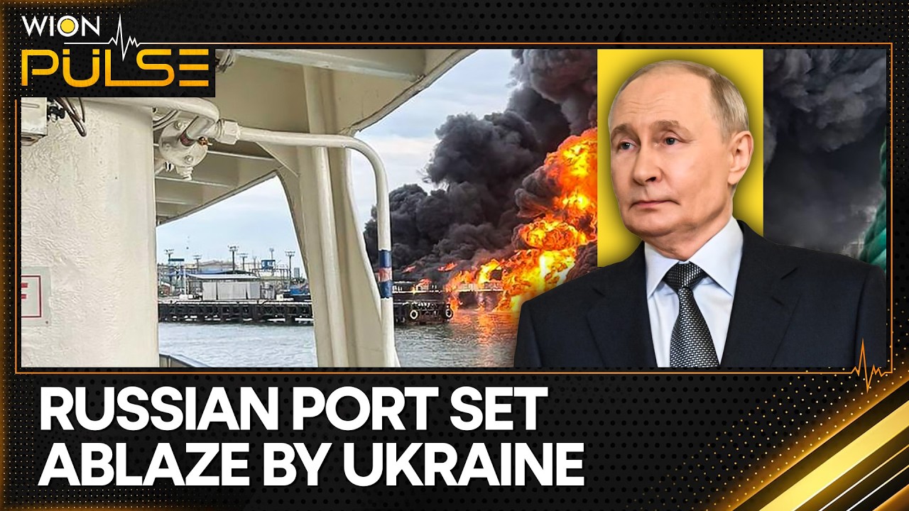 Ukraine Strikes Russian Port 900 KM From Frontline | WION Pulse