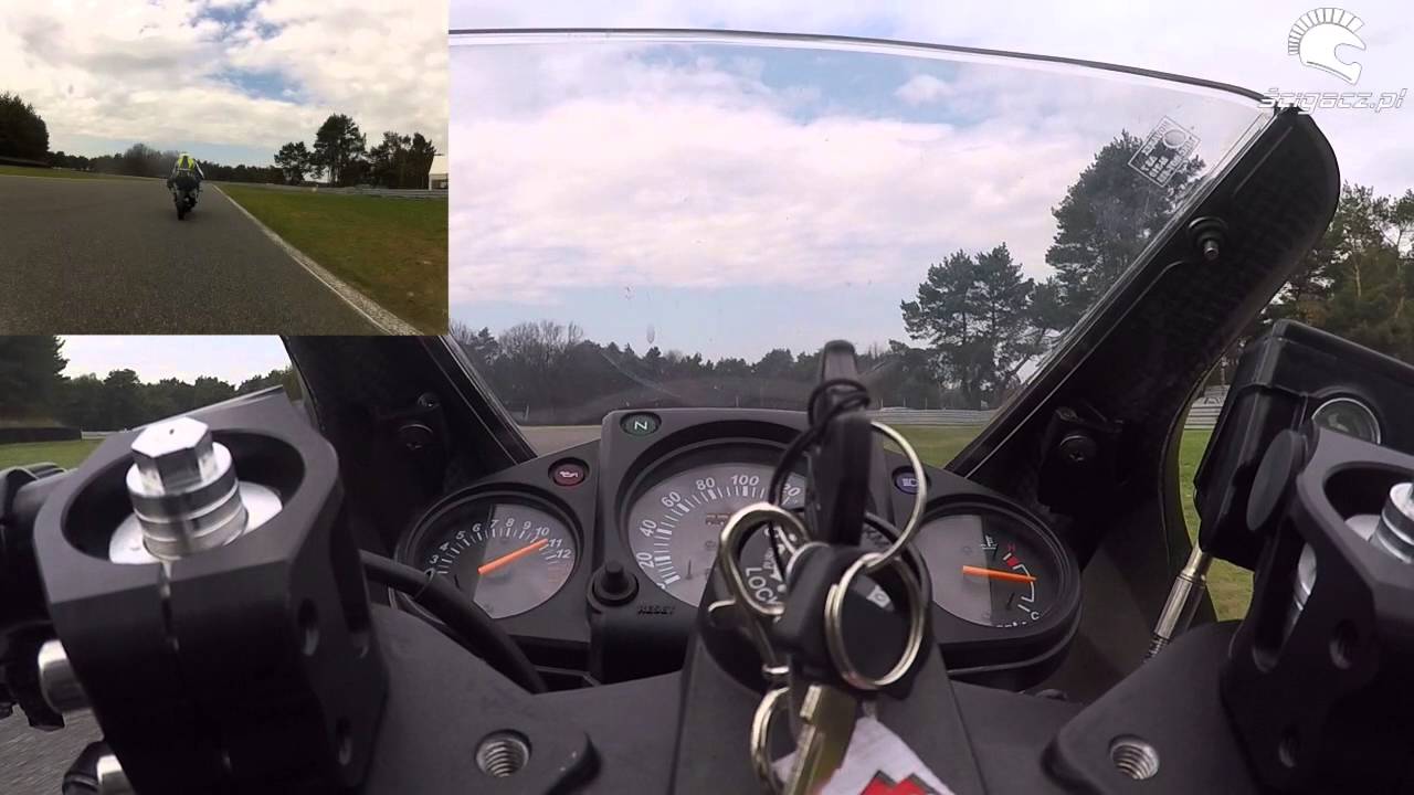 Kawasaki Ninja 250R na Torze Poznań - onboard