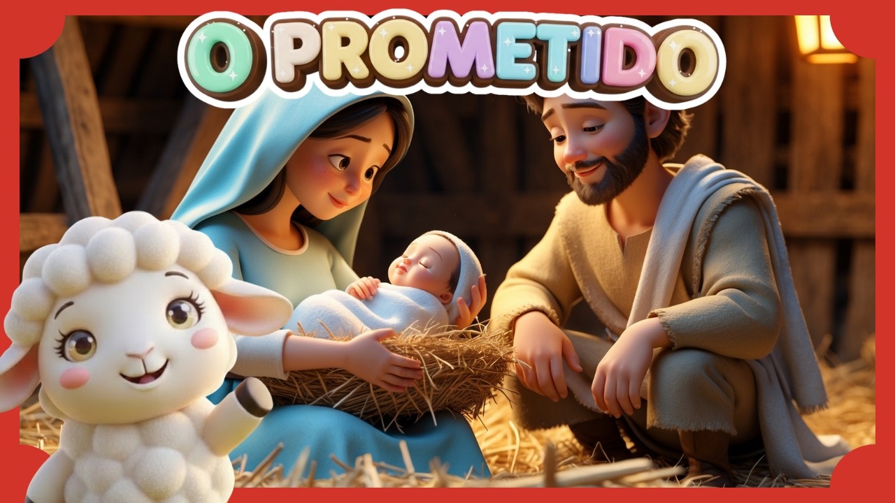 O Nascimento de Jesus: A História do Bebê Prometido | Turma do Reino Kids | Desenho Bíblico | Louvor