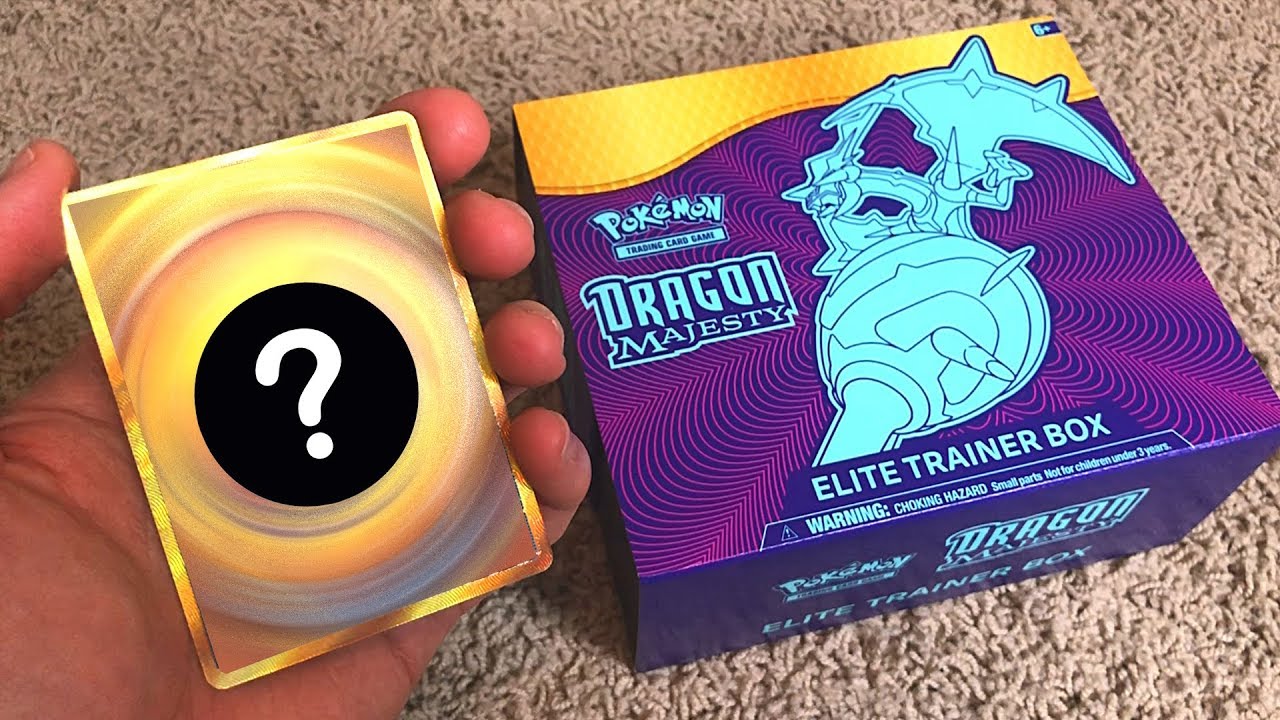 *SECRET RARE PULL!* OPENING THE BEST Pokemon Cards DRAGON MAJESTY BOX! (seriously)