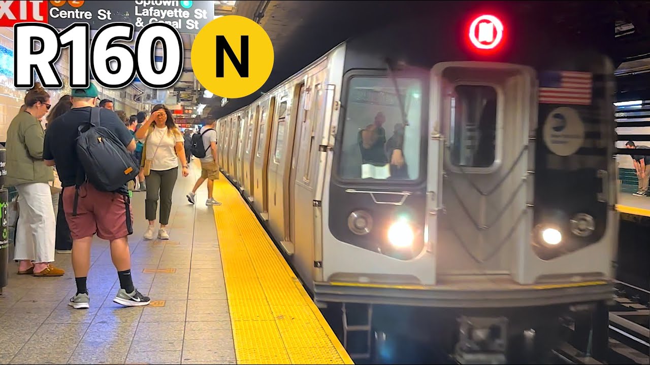 ⁴ᴷ⁶⁰ R160 Running in Service on the N Line (2024)