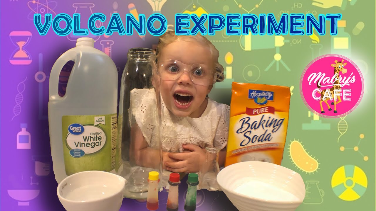 Easy Kids Science Experiment | Baking Soda and Vinegar | Volcano