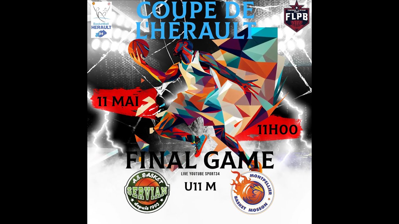 #basket FINALE COUPE DE L HERAULT U11M SERVIAN CTC MOSSON