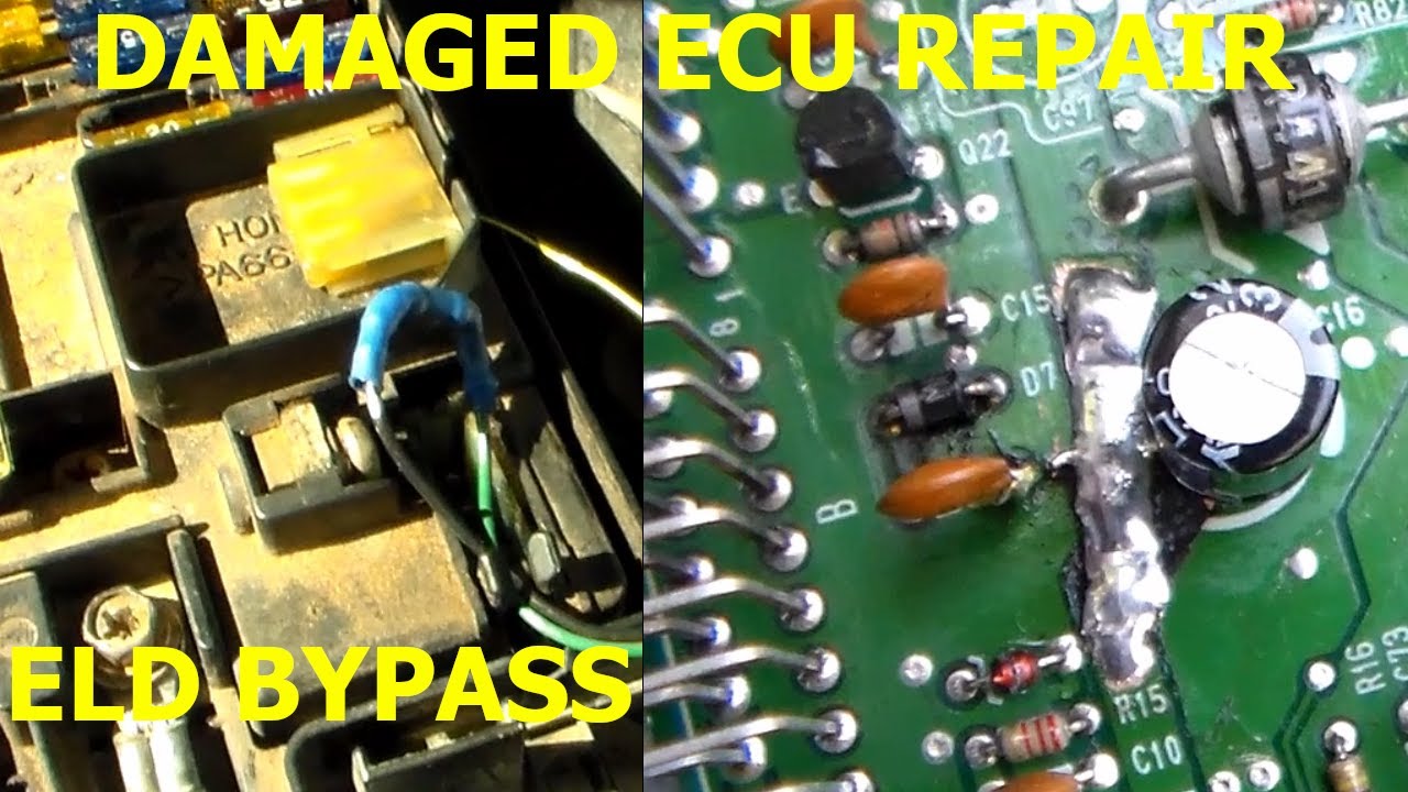 Bypassing 1994 Accord's ELD System and Fixing the Damage the System Caused
