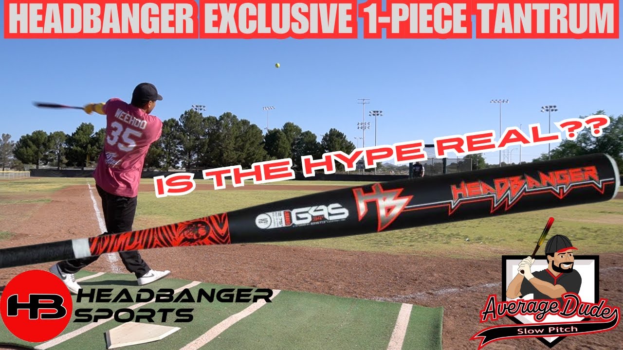 Swinging the Headbanger Sports Exclusive 1- Piece Tantrum | USSSA Slowpitch Bat Review
