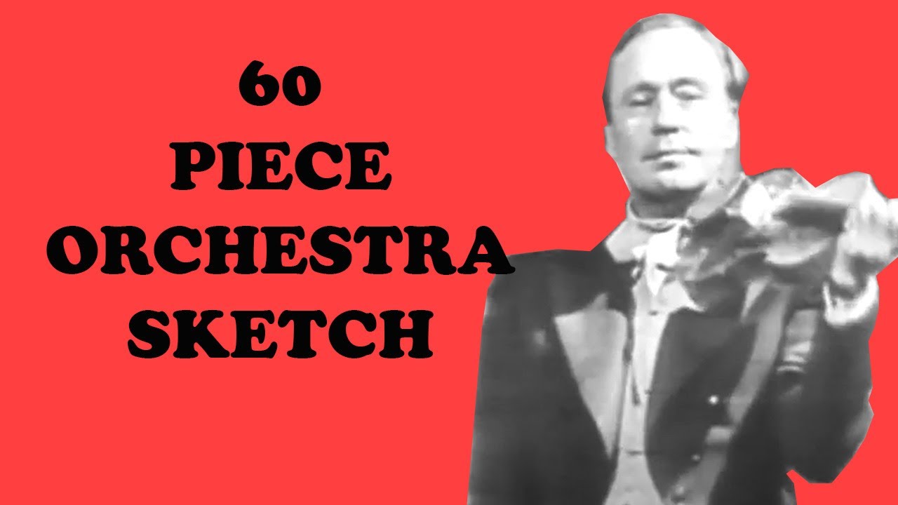 60 Piece Orchestra RARE Jack Benny Television Show episode