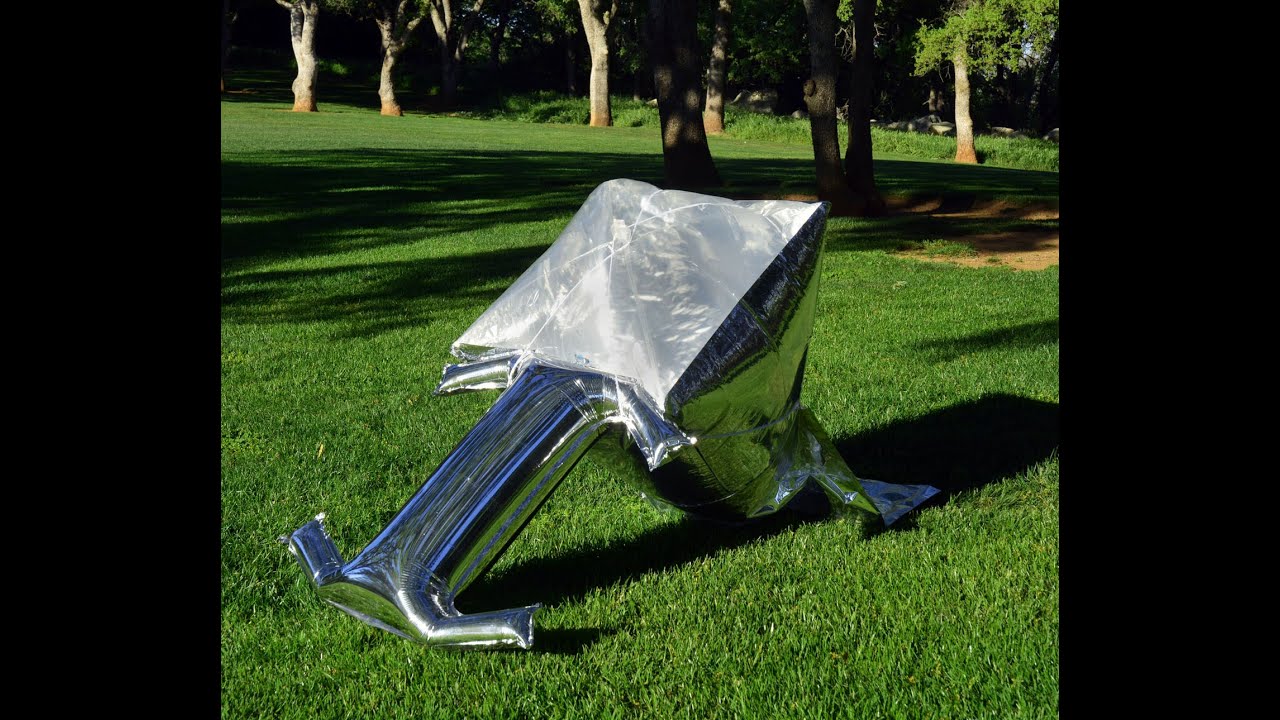 Silver Balloon Solar Cooker