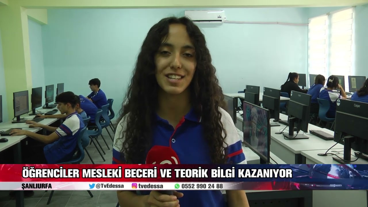 ÖĞRENCİLER MESLEKİ BECERİ VE TEORİK BİLGİ KAZANIYOR