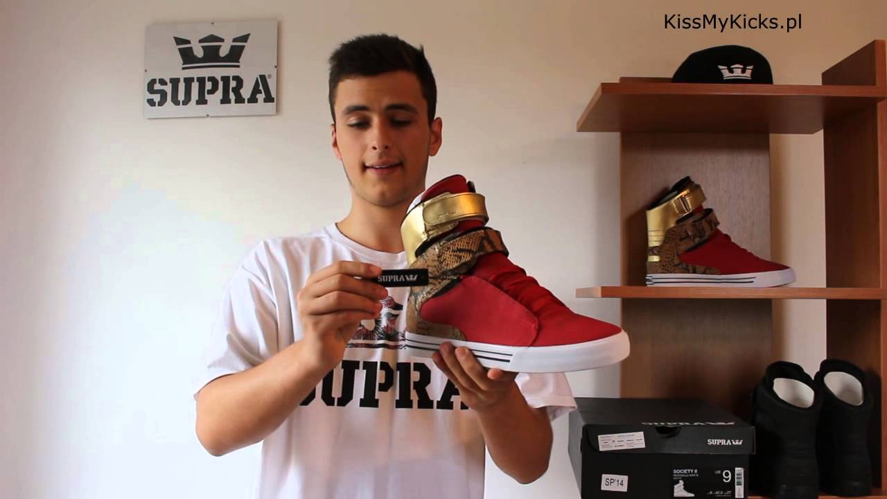 Supra Society II Red-Gold/White