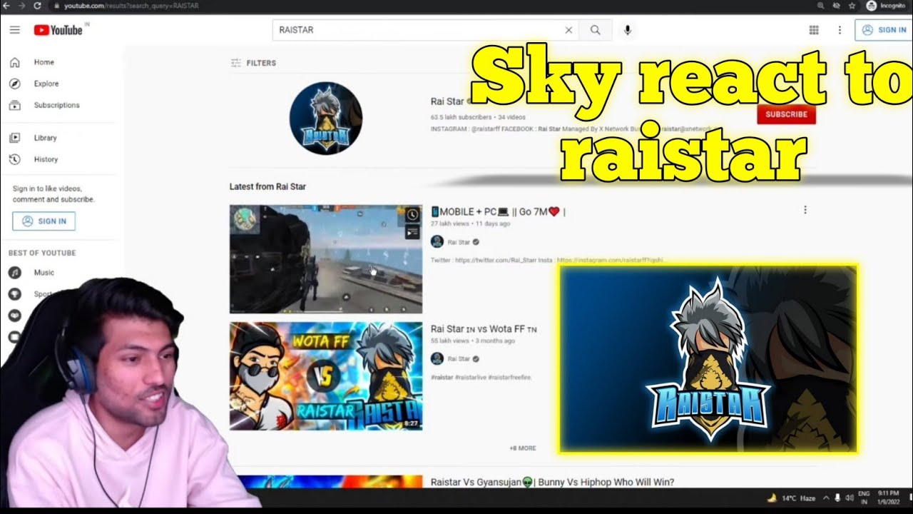 Skylord react to Raistar #skylord #bunnyverified #Raistar