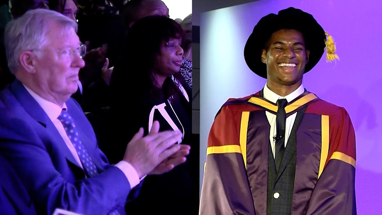 Marcus Rashford Receives Honorary Degree With Proud Sir Alex Ferguson Watching On