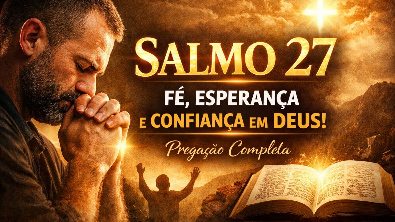 Salmo 27 – Pregação Profunda de Fé, Esperança e Confiança em Deus Ministração Completa