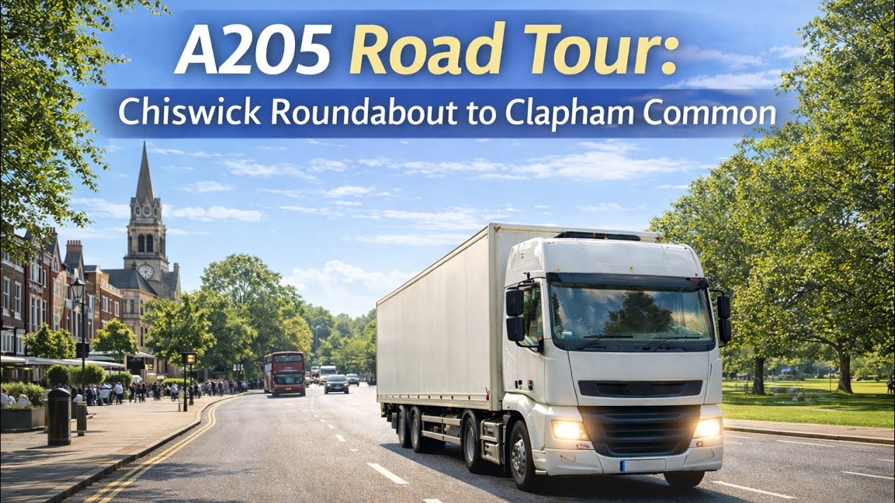 A205 Road Tour: Chiswick Roundabout to Clapham Common
