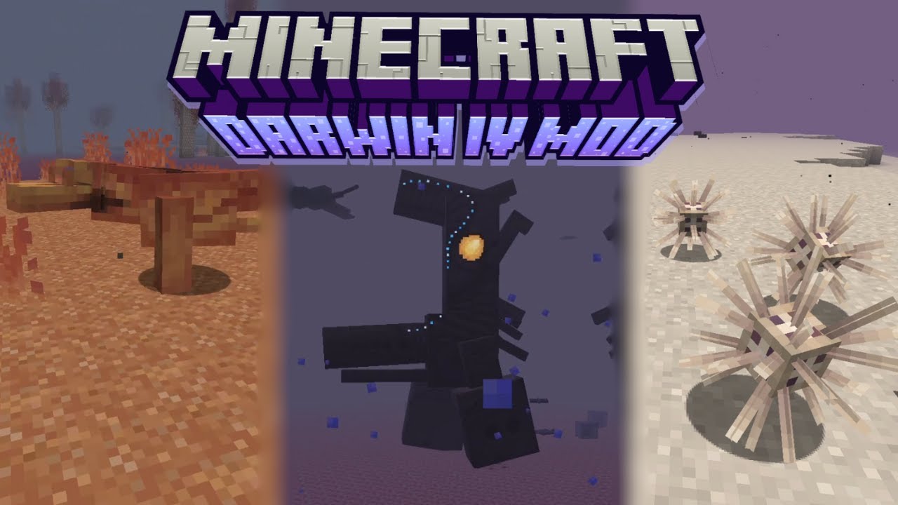 An Alien World! | Darwin IV Minecraft Mod Showcase (public beta pre release 1.20.1)