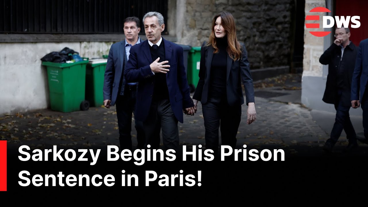 WATCH FULL: Former French President Nicolas Sarkozy Begins 5-Year Prison Sentence | AC1Z