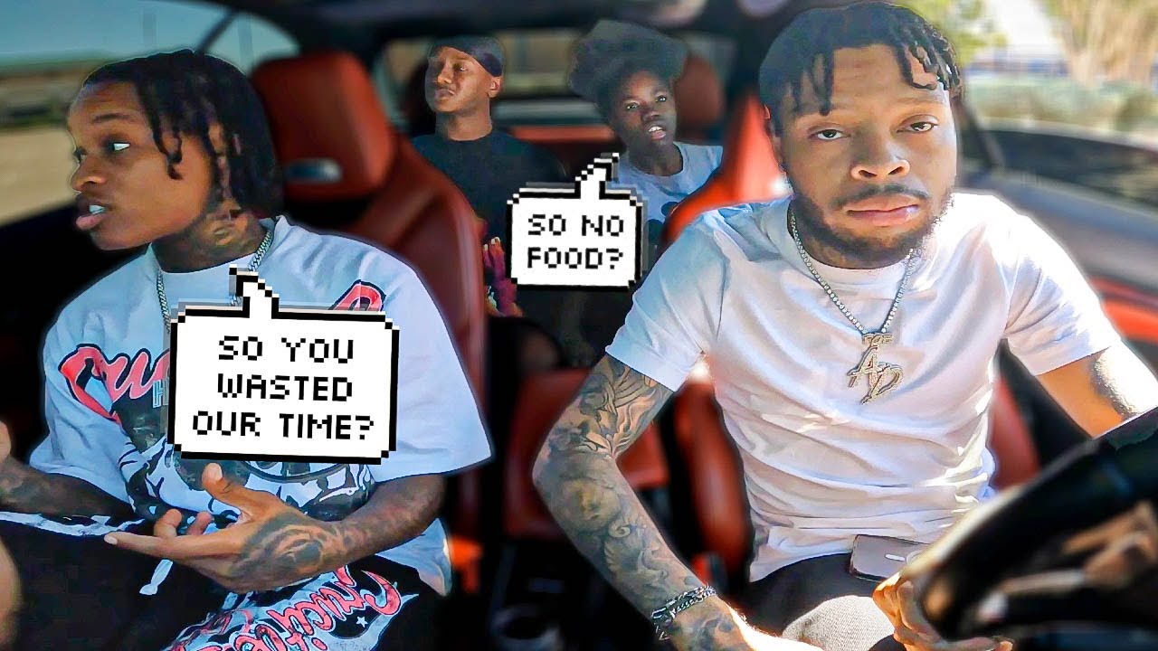 Told The Gang Let’s Get Some Food.. But I Went Through Multiple Drive Thru’s😭 *never got any food*