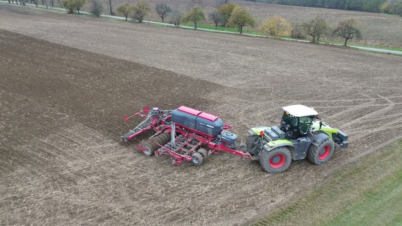 Setí pšenice 2025 [ Claas Xerion 4200 & Horcsh Focus 6TD]