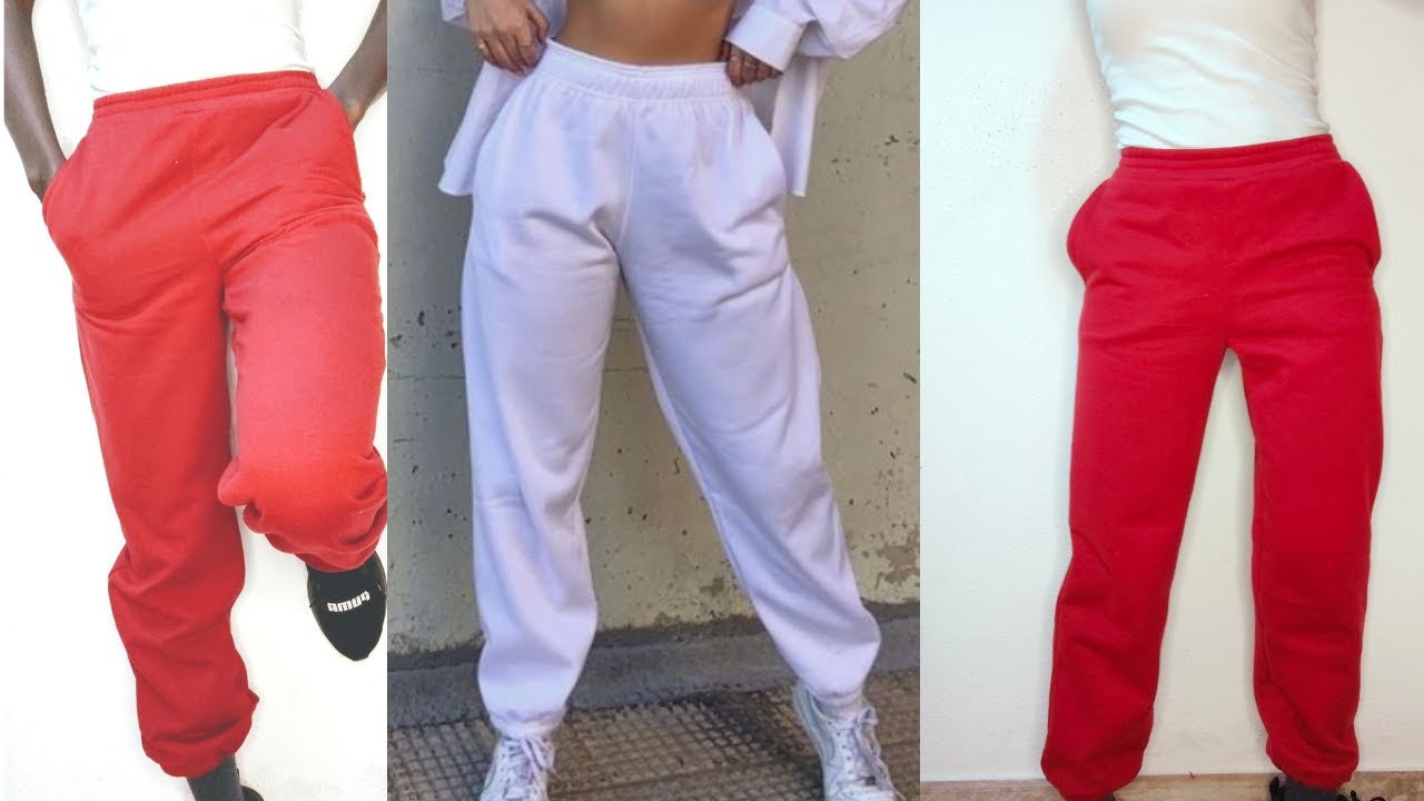 DIY : How to sew jogger pants with pockets / DIY Jogger with pockets from scratch