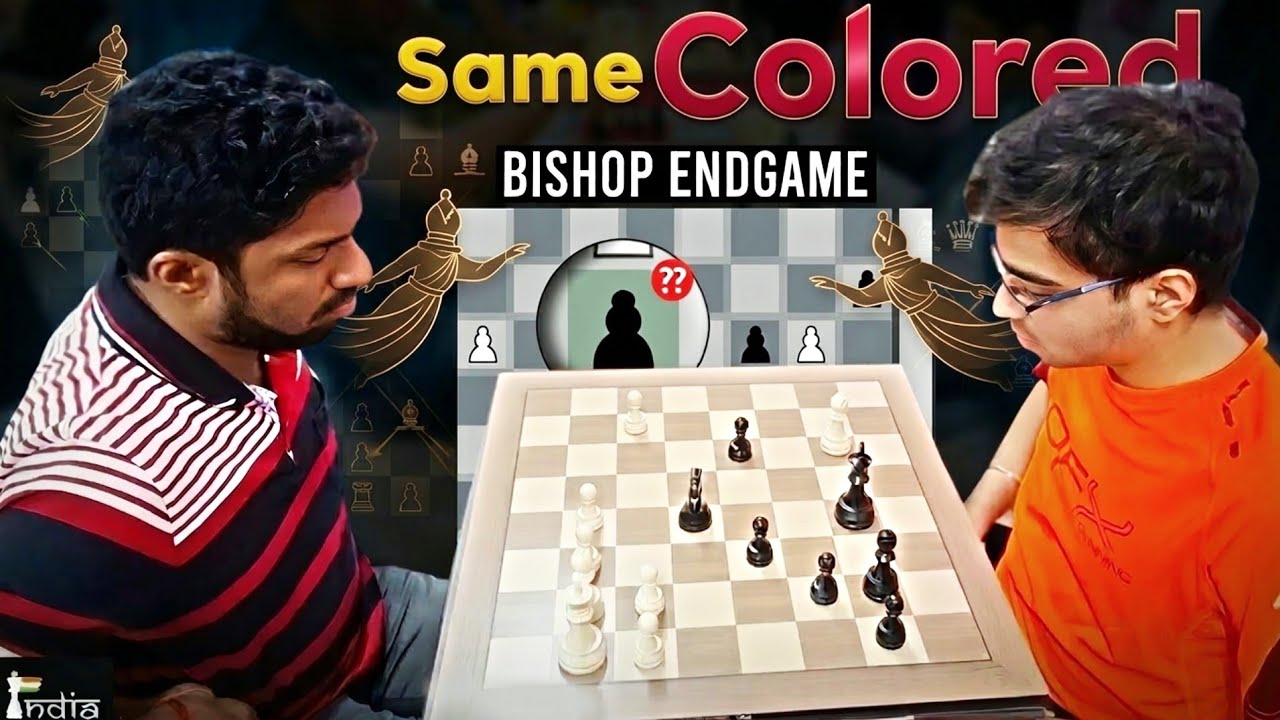 Same Colored Bishop Endgame | GM Adhiban, B. vs IM Kushagra Mohan | Sceptre Rapid Tournament