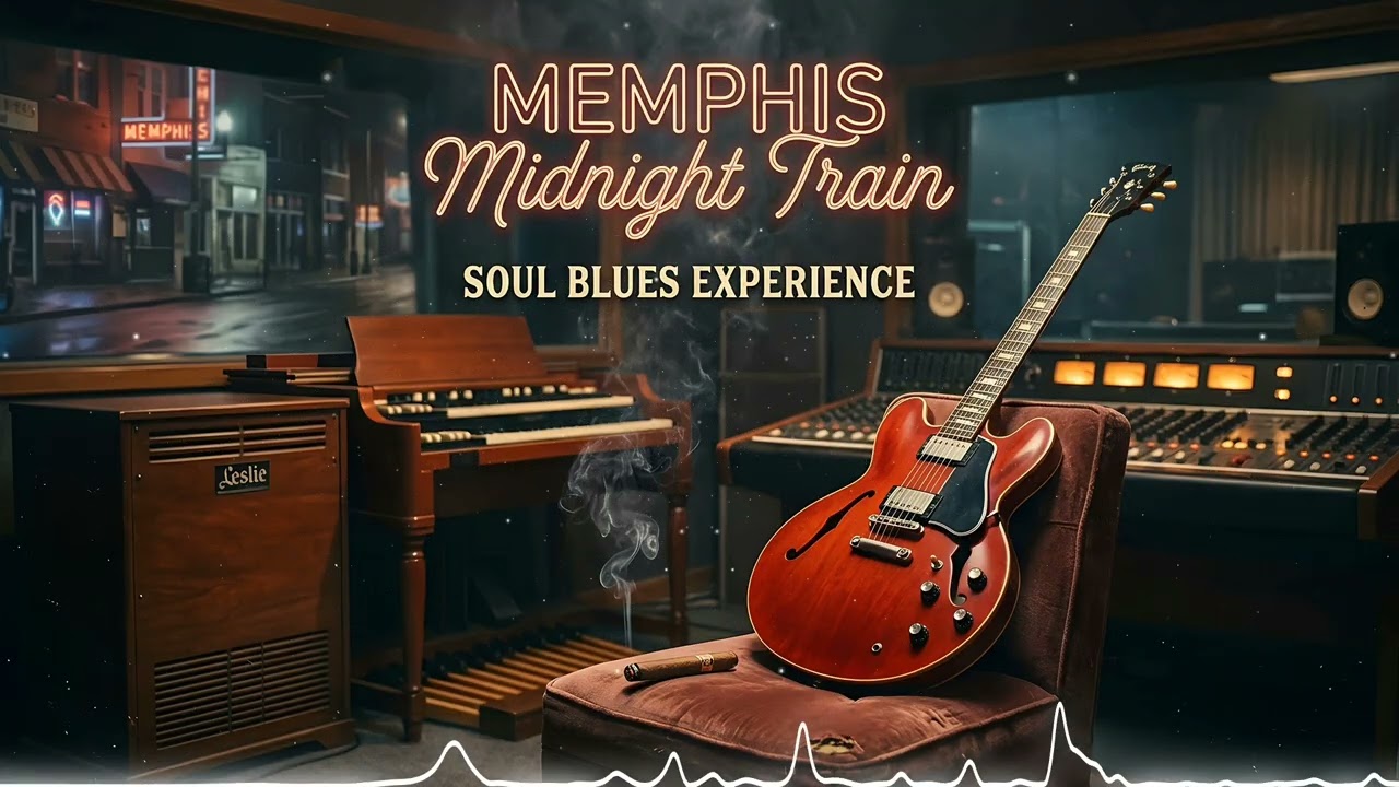 Memphis Soul Blues - Midnight Train (B.B. King Style Guitar & Soulful Vocals)
