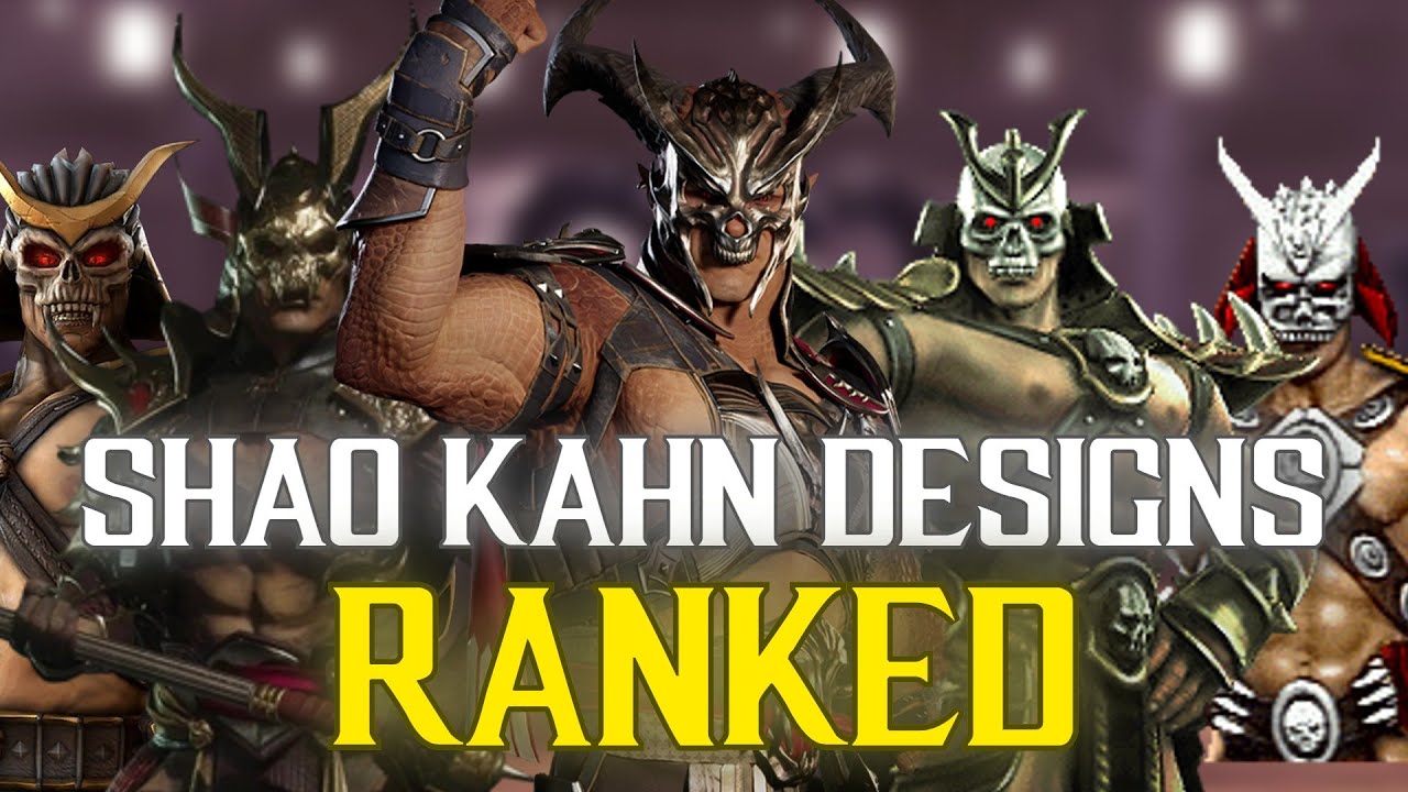 Every SHAO KAHN Design Ranked WORST TO BEST - Mortal Kombat -