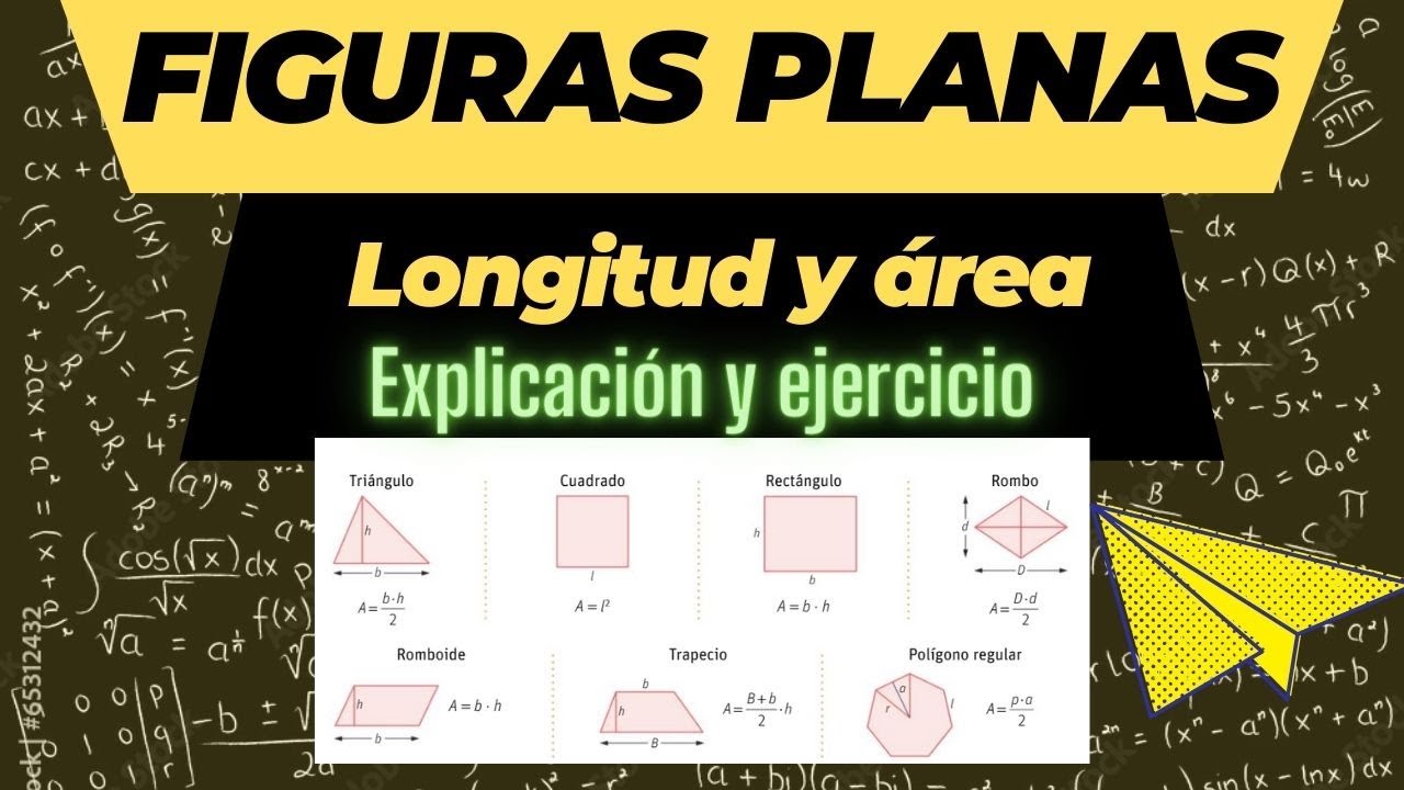 ✅Perímetro y área FIGURAS PLANAS básicas. Explicación y ejercicios resueltos PASO a PASO