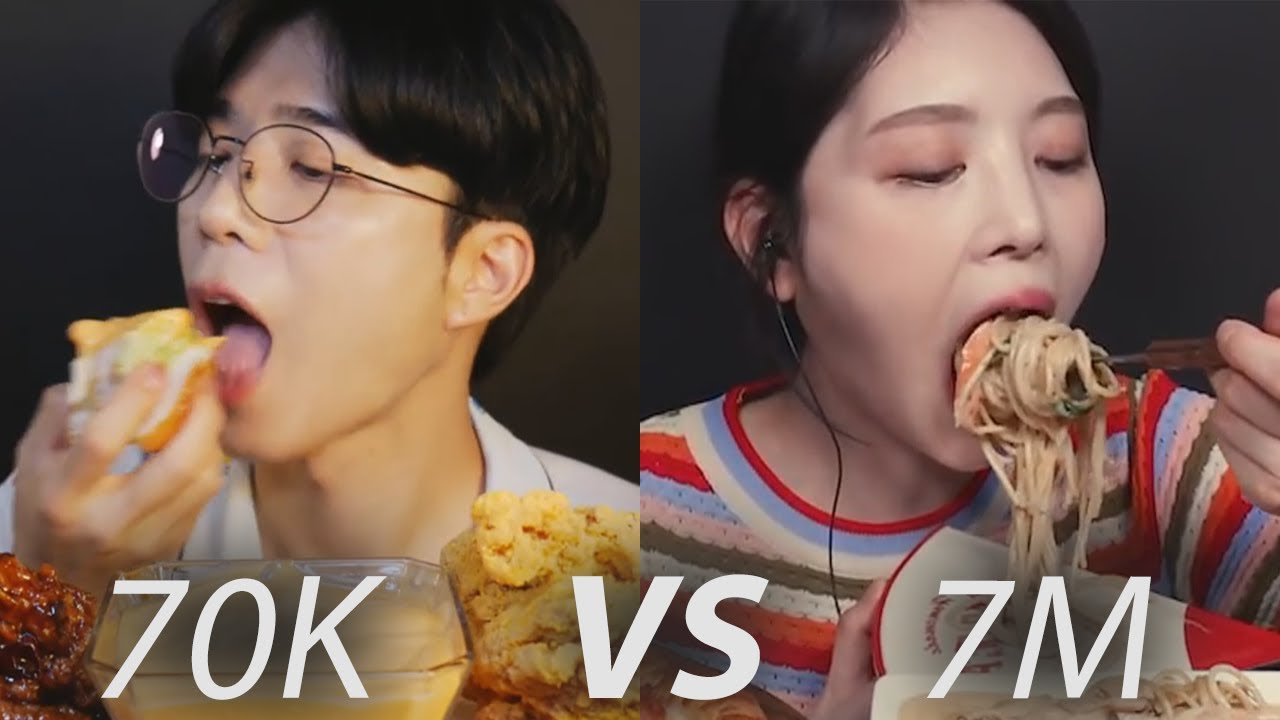 FAMOUS VS UNDERRATED mukbangers