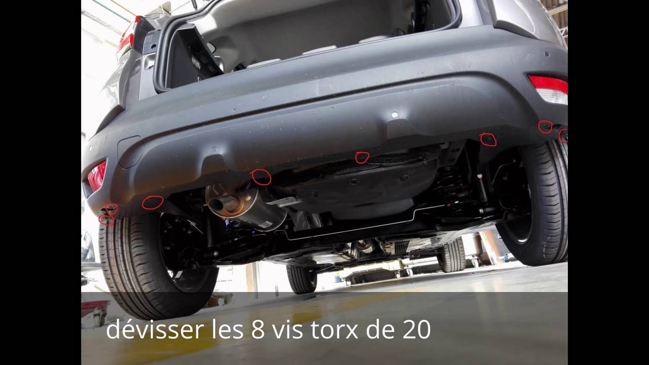 Tuto demontage pare choc AR renault captur/disassembly rear bumper Renault Captur