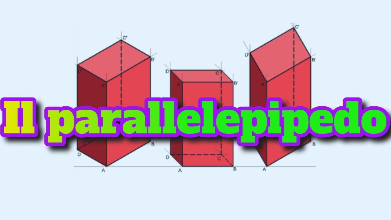 Geometria: cosa &egrave; il parallelepipedo 📐